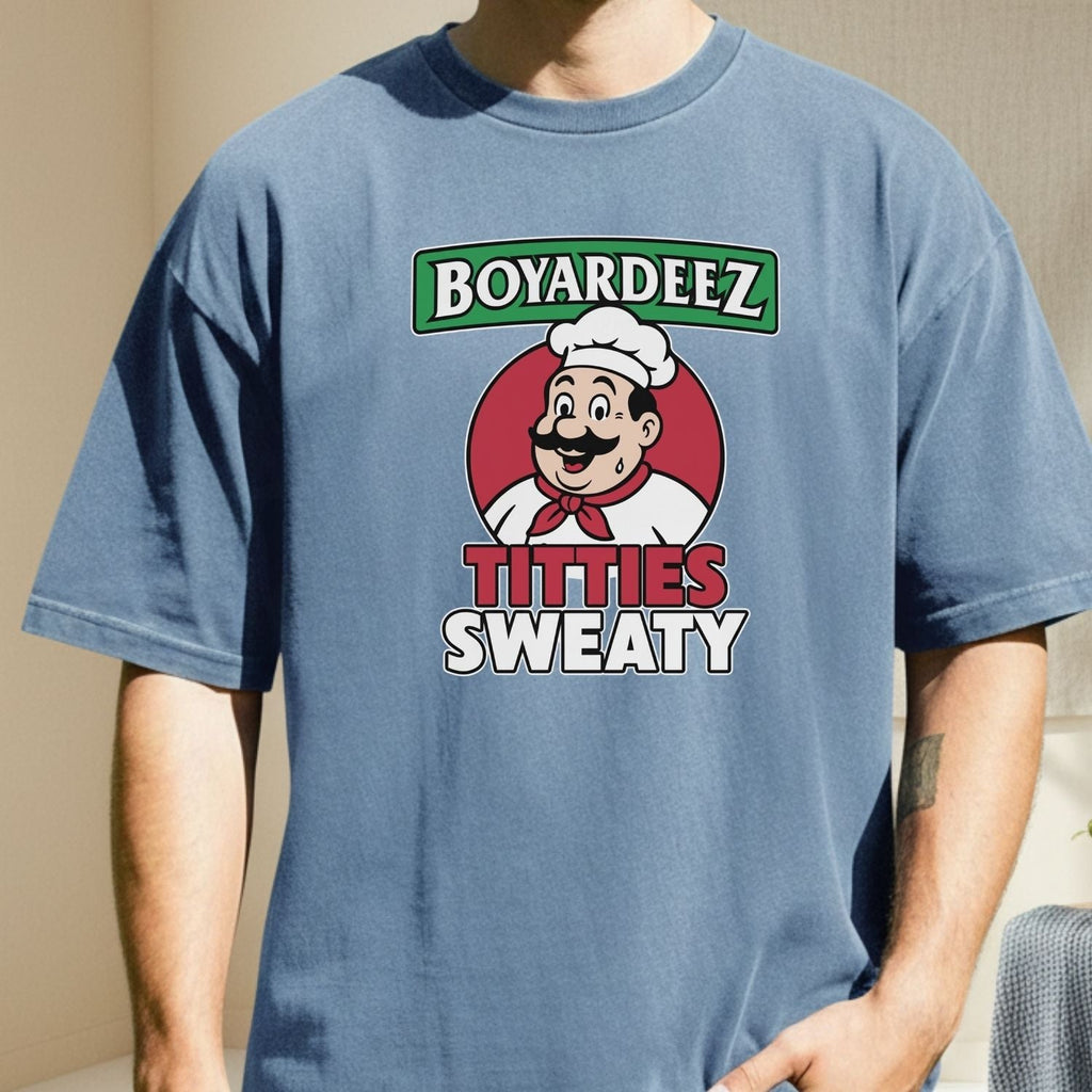 Retro Boyardeez Titties Sweaty Meme Tee - Funny Graphic product image 4