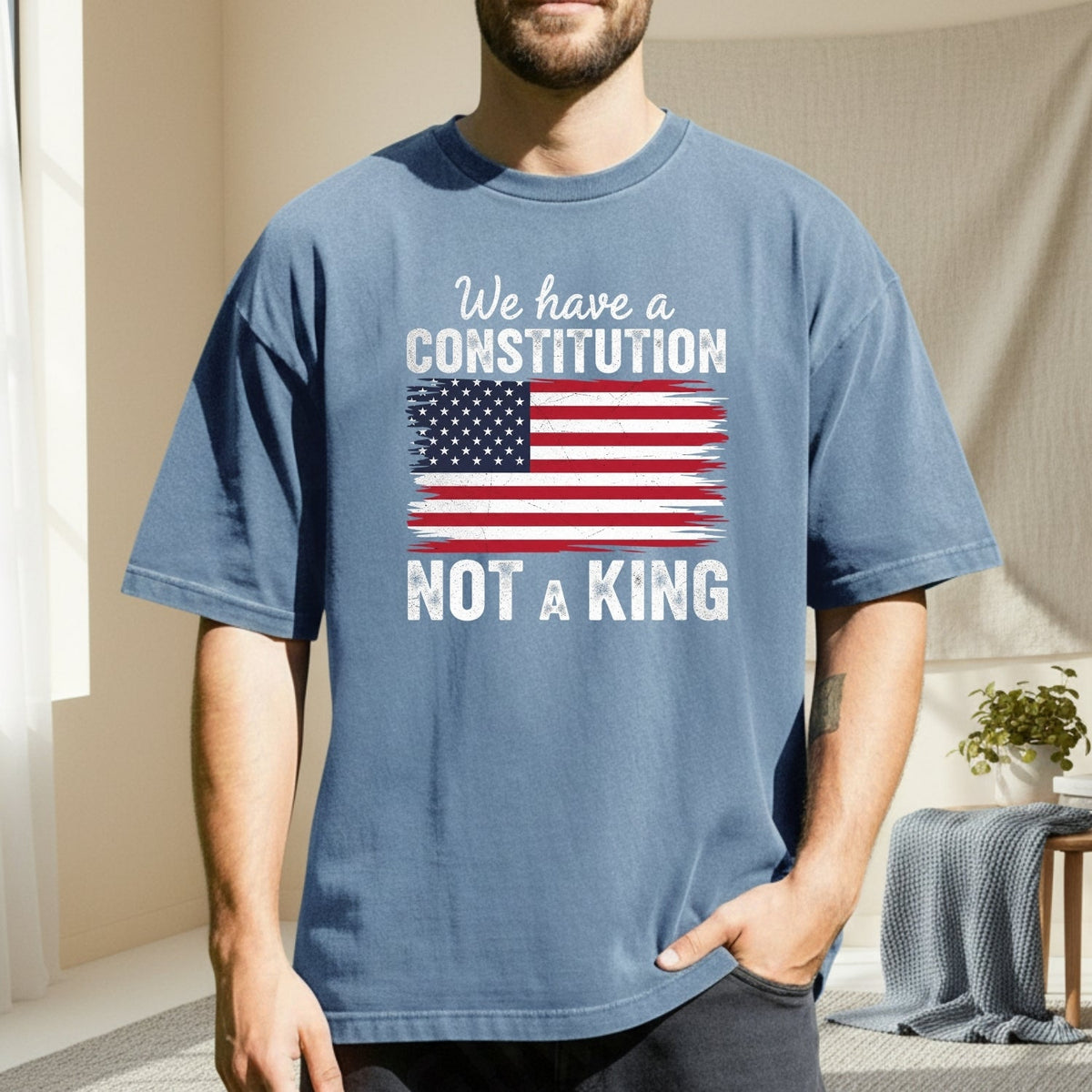 We Have a Constitution No Kings Shirt – Patriotic Freedom product image 5