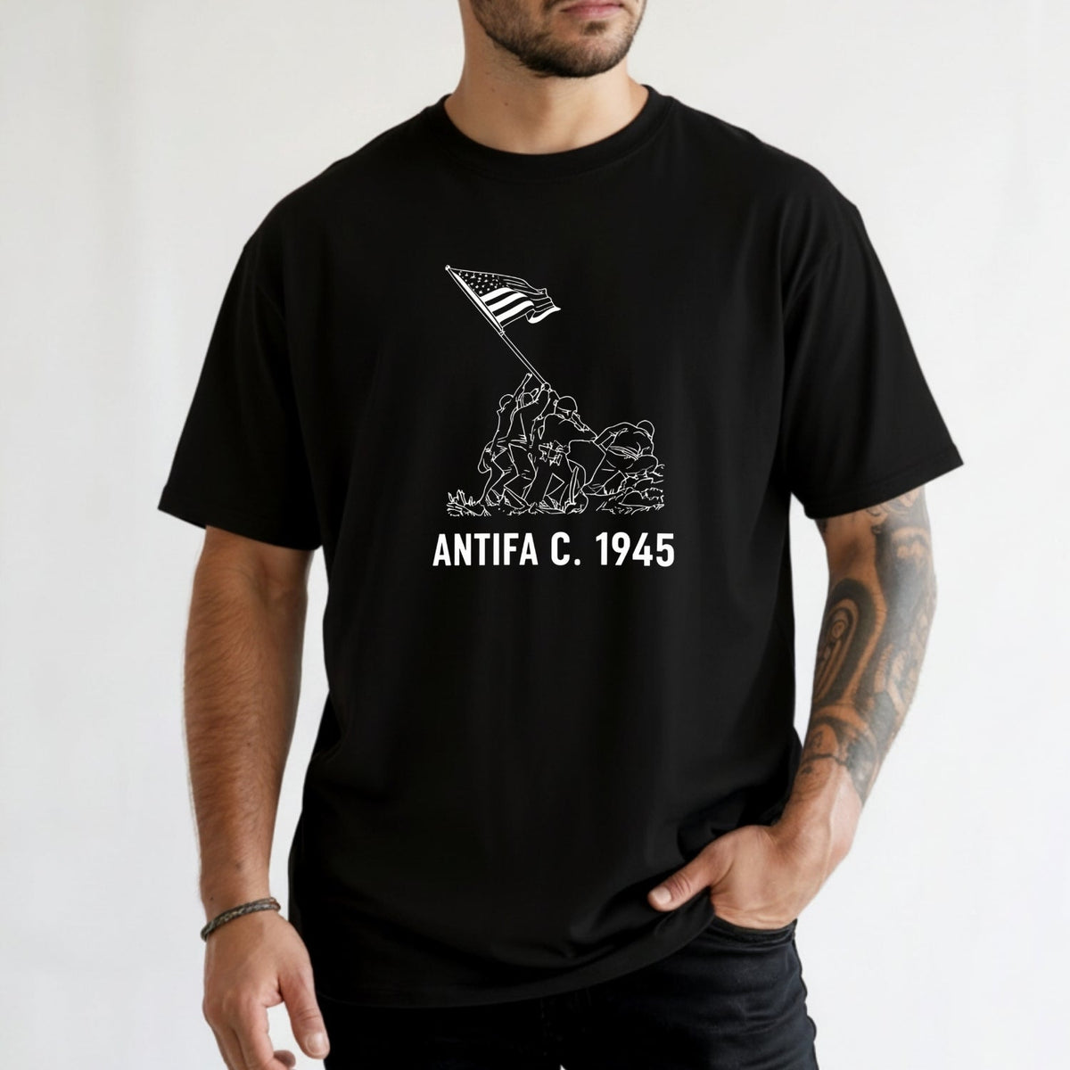 1945 Victory Shirt – Vintage USA Heritage Tee – Freedom and product image 5