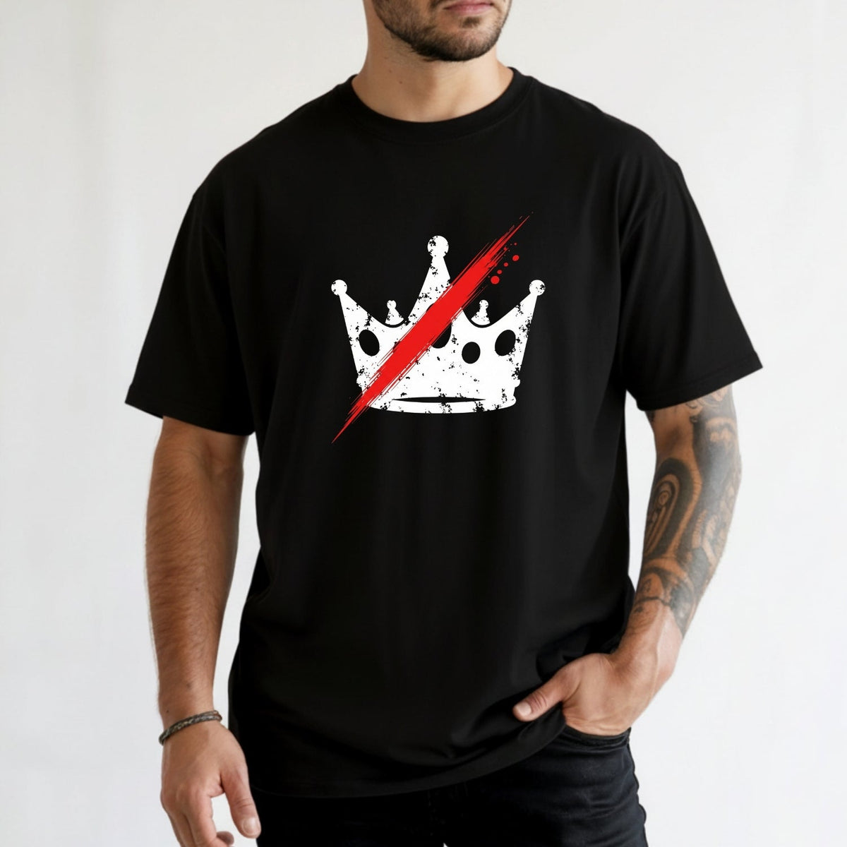 No Faux King Way T-Shirt – Funny Political Satire Tee product image 6