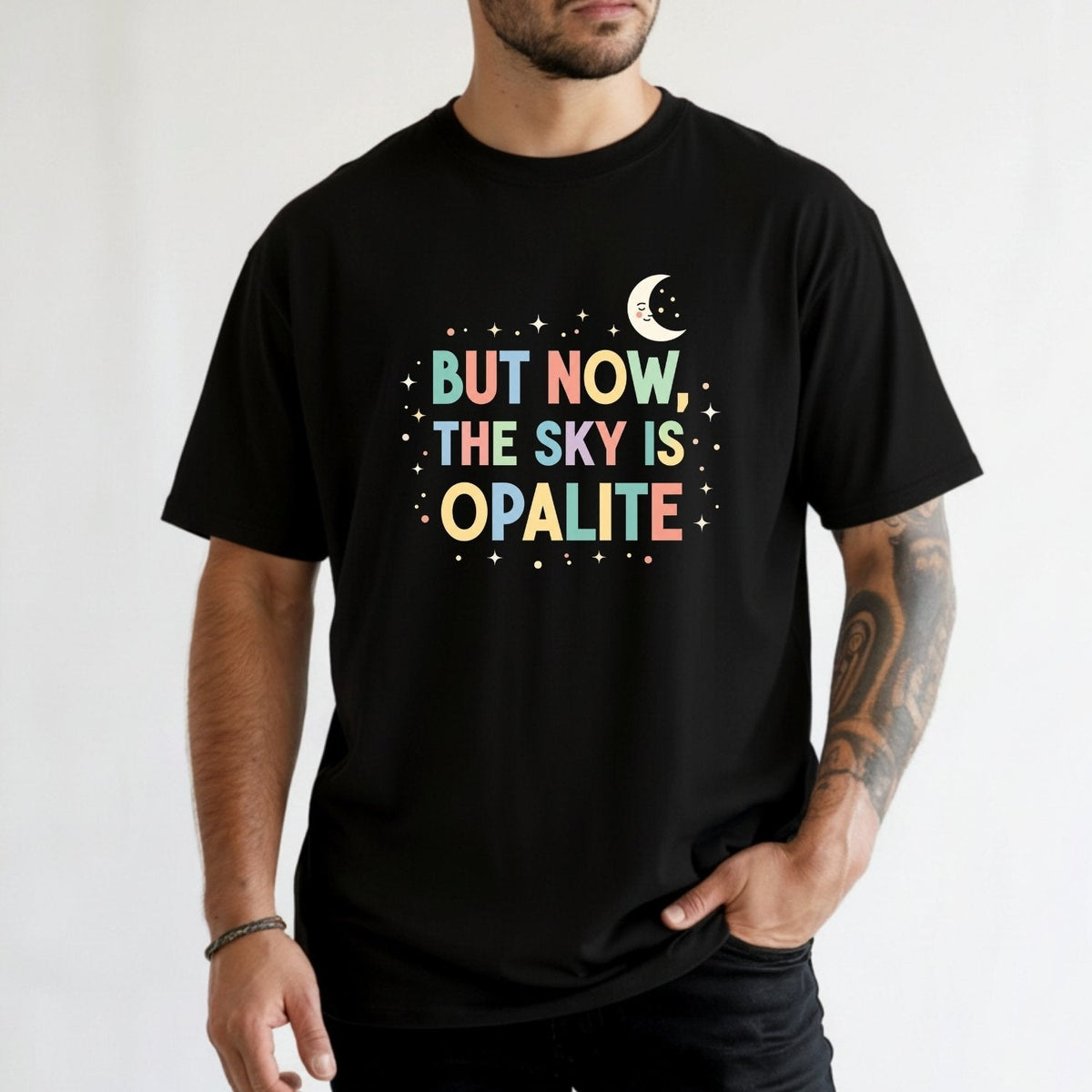 Opalite Showgirl Graphic Tee – Poetic Romantic Pastel Shirt product image 6