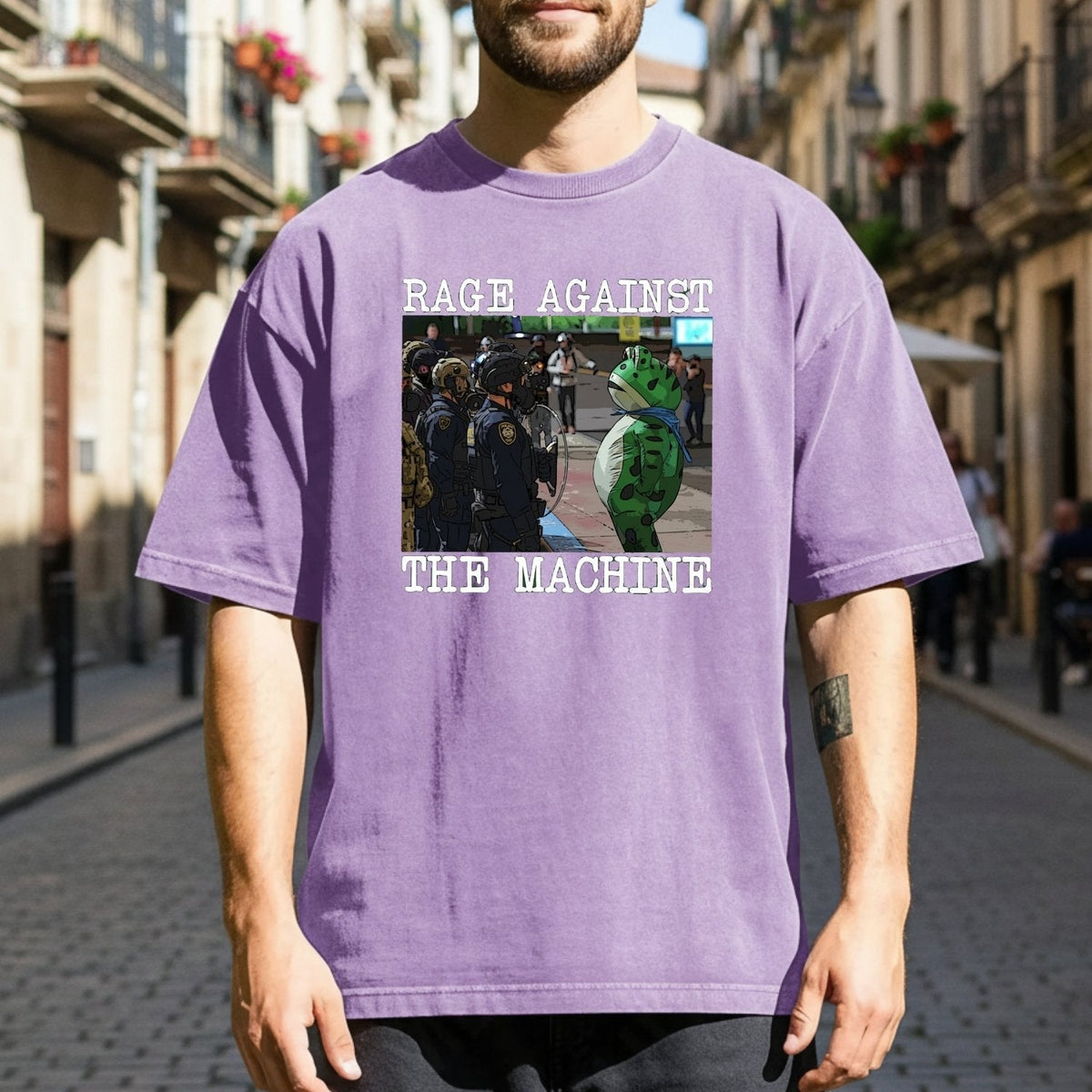 Portland Frog Protest Shirt – Vintage Activist-Inspired product image 7
