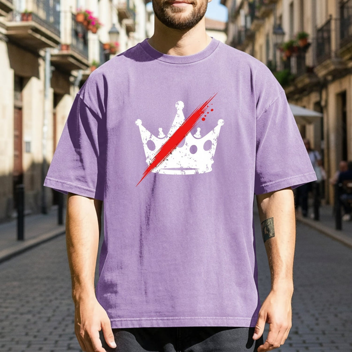 No Faux King Way T-Shirt – Funny Political Satire Tee product image 7