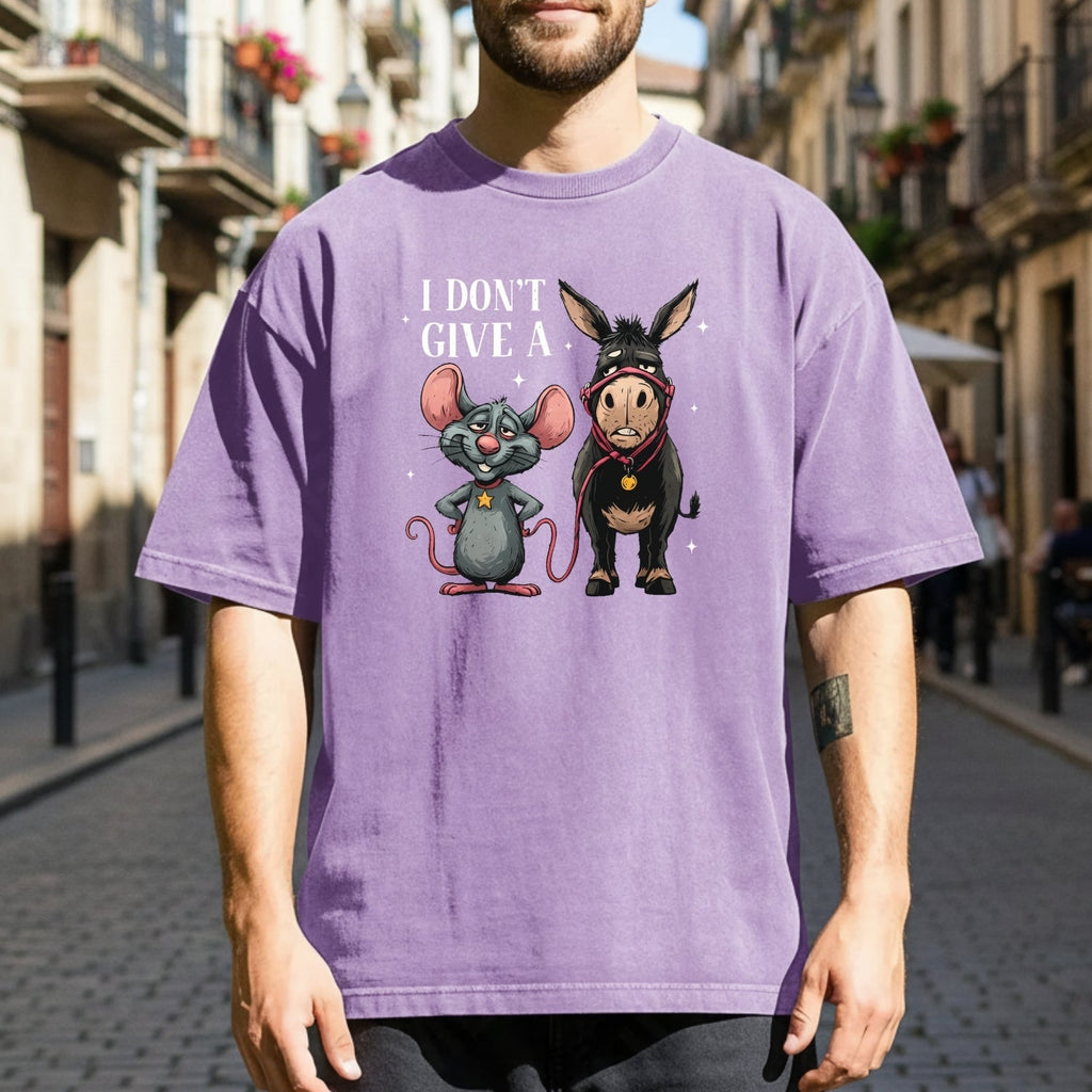 I Don’t Give a Rat’s Tail Shirt – Funny Sarcastic Donkey product image 7