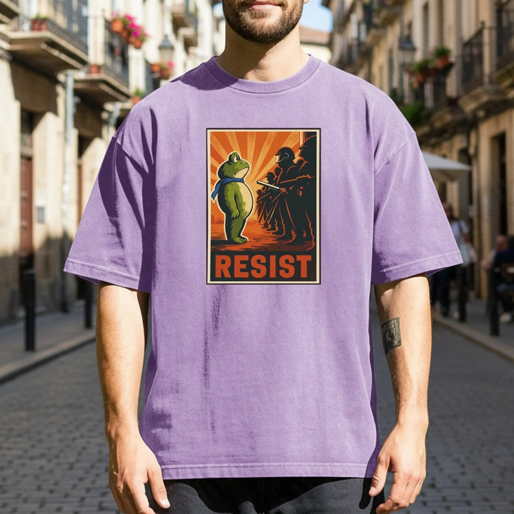 Portland Frog Shirt – Funny Rebel Graphic Tee – No Kings in product image 4