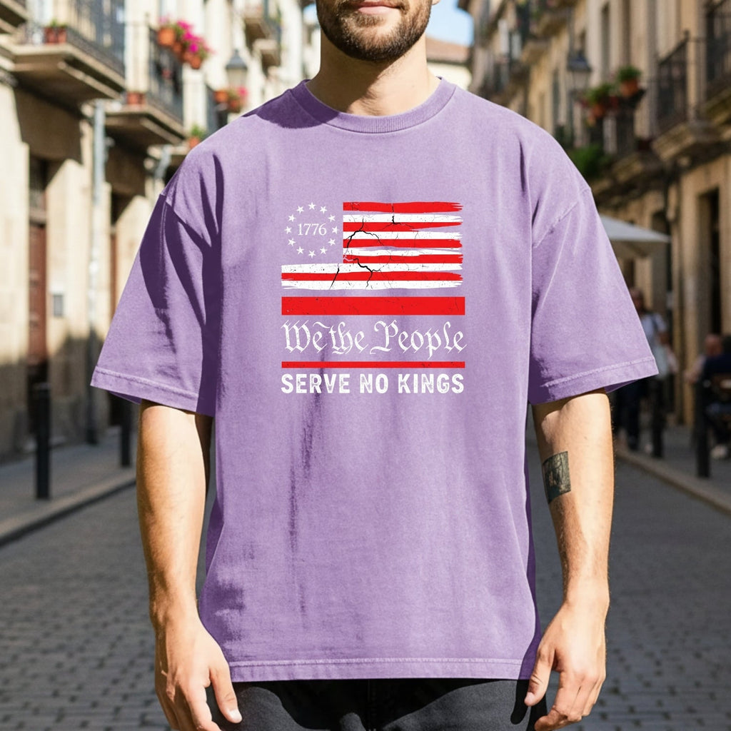 We The People Serve No Kings T-Shirt – Patriotic Freedom product image 6