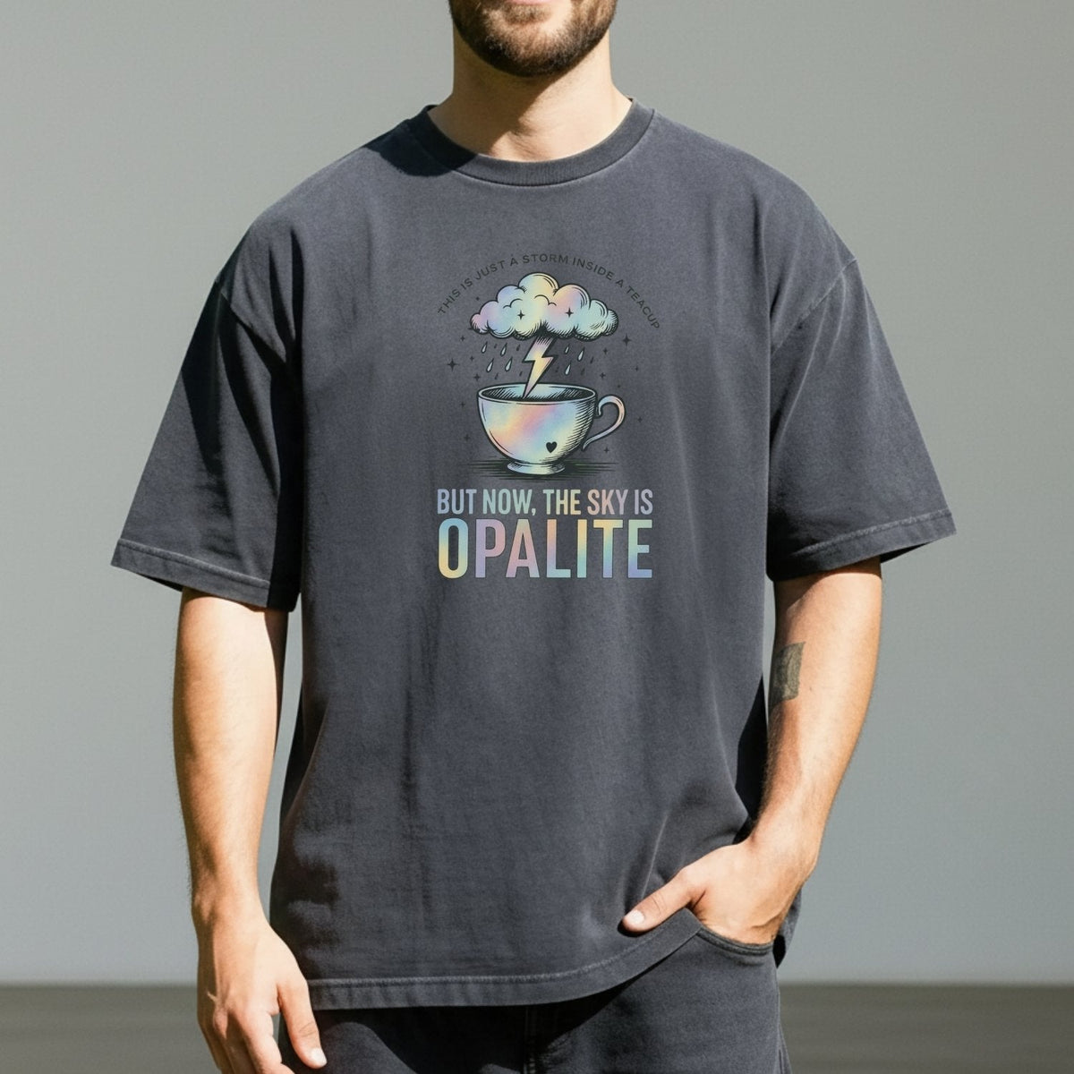 The Sky Is Opalite Tee – Dreamy Soft Pastel Aesthetic product image 5