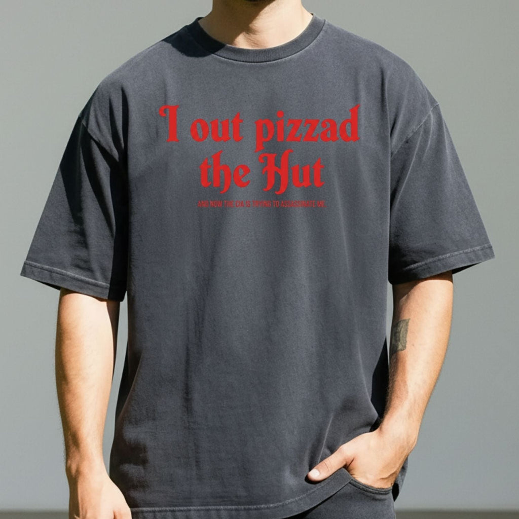 I Out Pizza the Hut CIA Assassinate Me T-Shirt - Retro Y2K product image 8