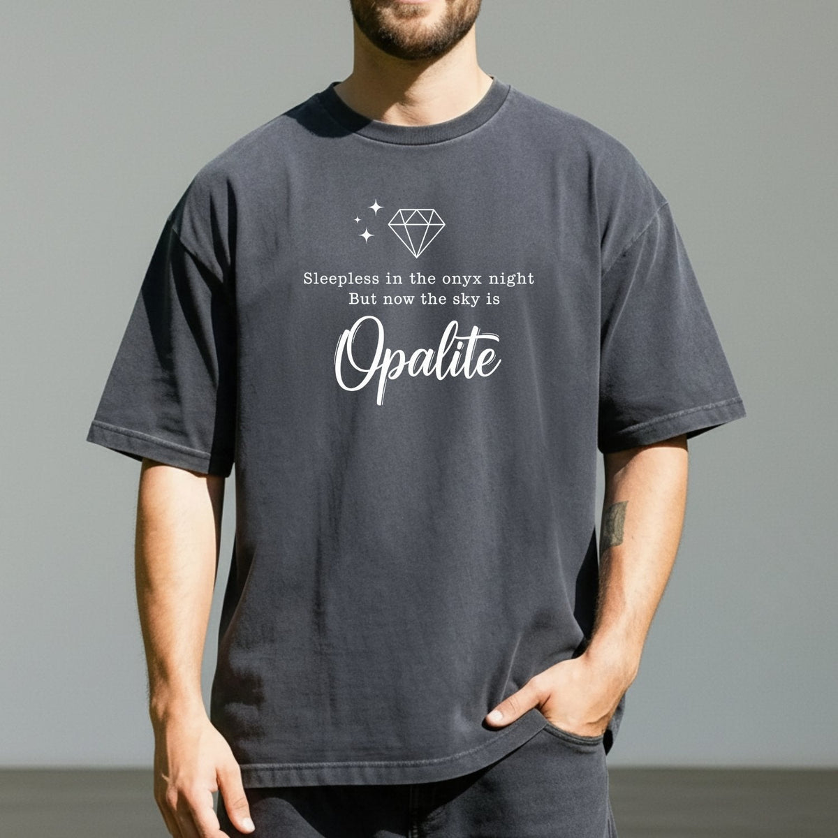 Opalite Sky Shirt – Sleepless in the Onyx Night Poetic product image 6