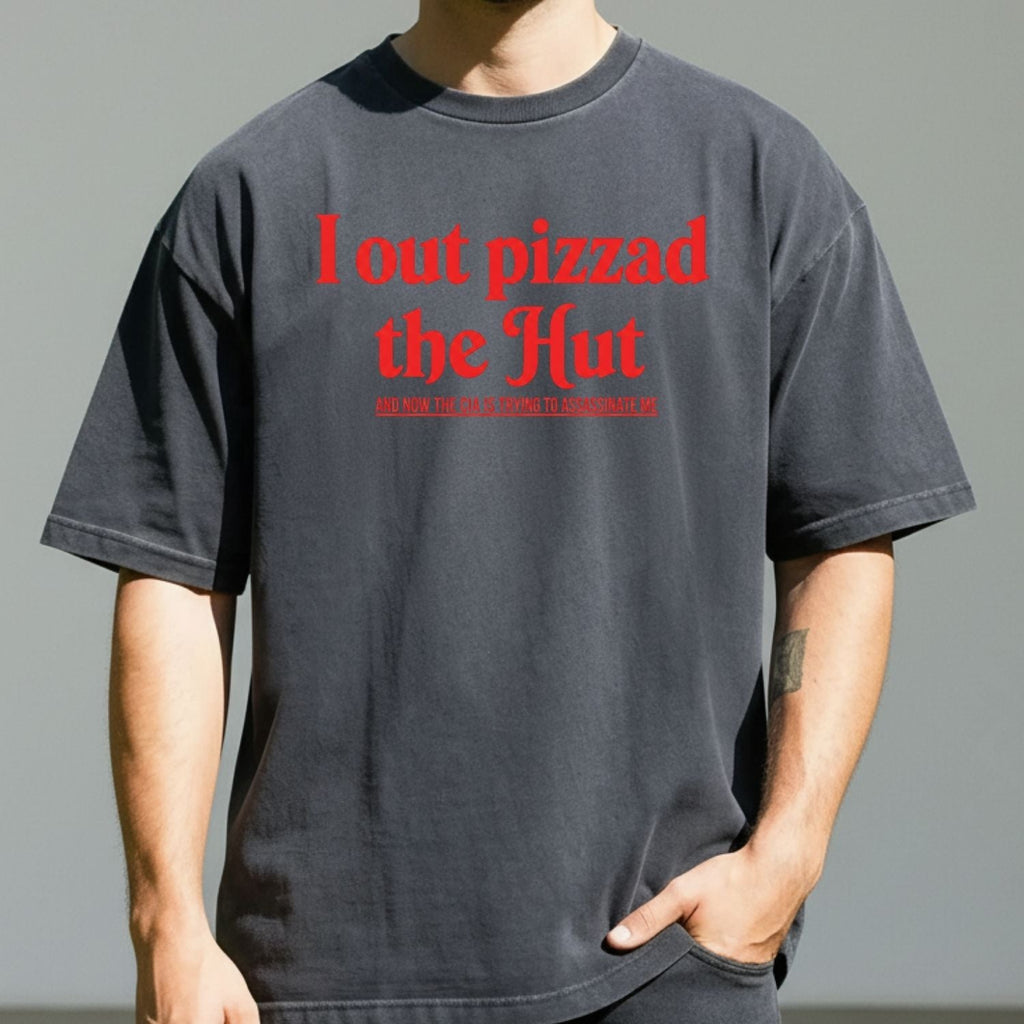 I Out Pizza the Hut CIA Meme Tee - Funny Internet Graphic product image 8