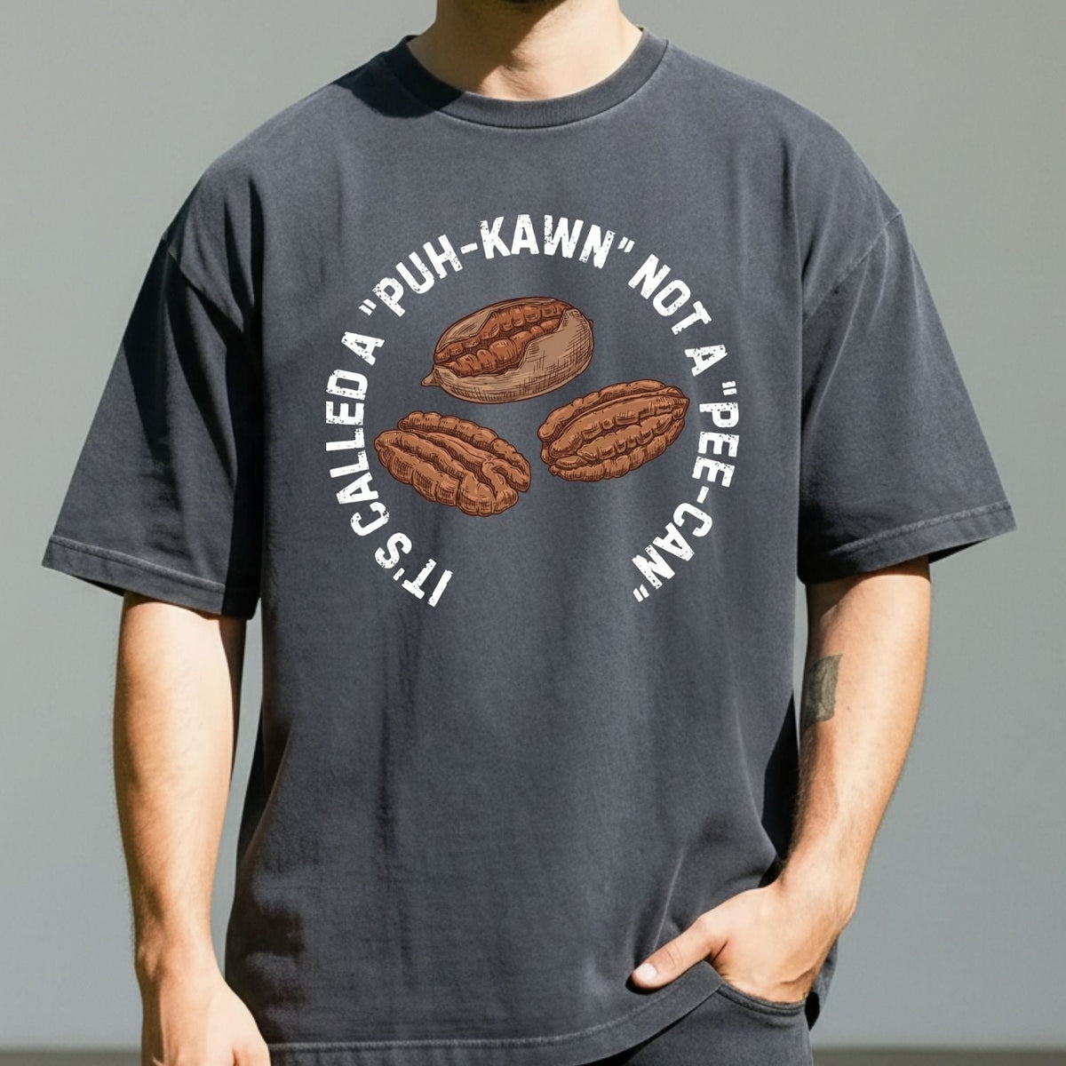 Puh-Kawn Not Pee-Can Shirt - Funny Pecan Pun T-Shirt product image 1