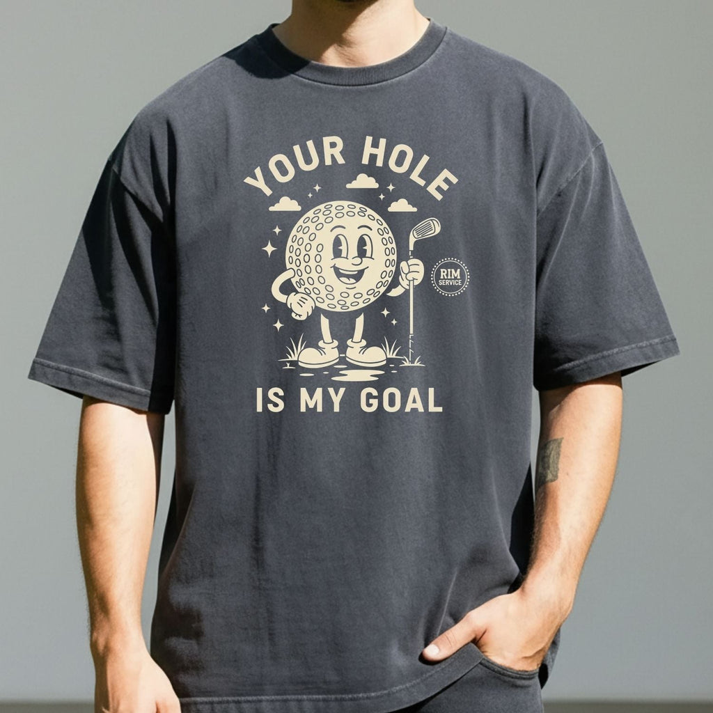 Your Hole is My Goal T-Shirt - Funny Adult Humor Tee product image 7