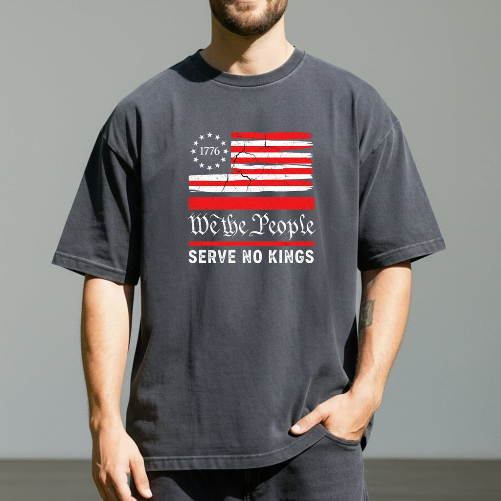 We The People Serve No Kings T-Shirt – Patriotic Freedom product image 7