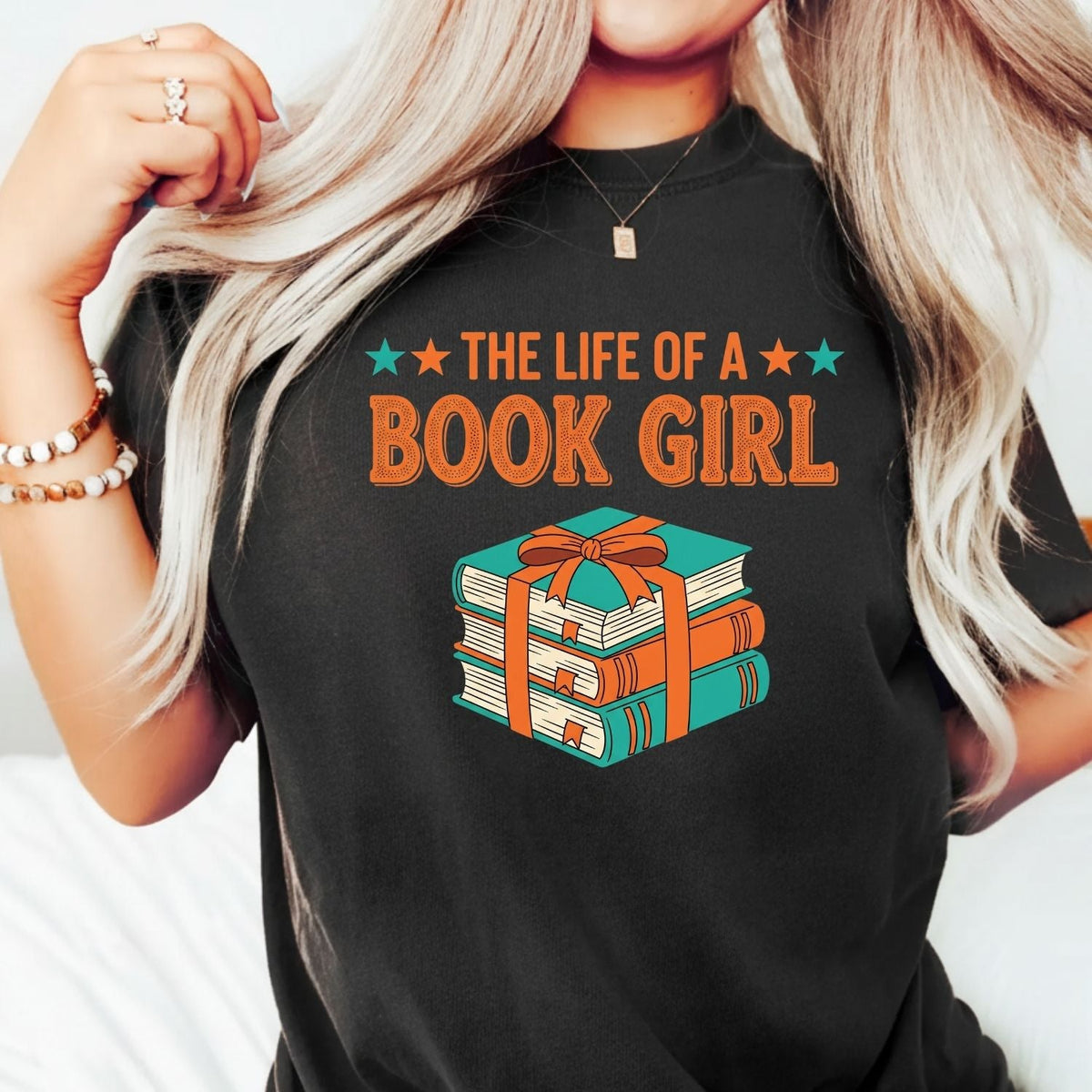 The Life of a Book Girl Shirt - Showgirl Graphic Tee product image 2