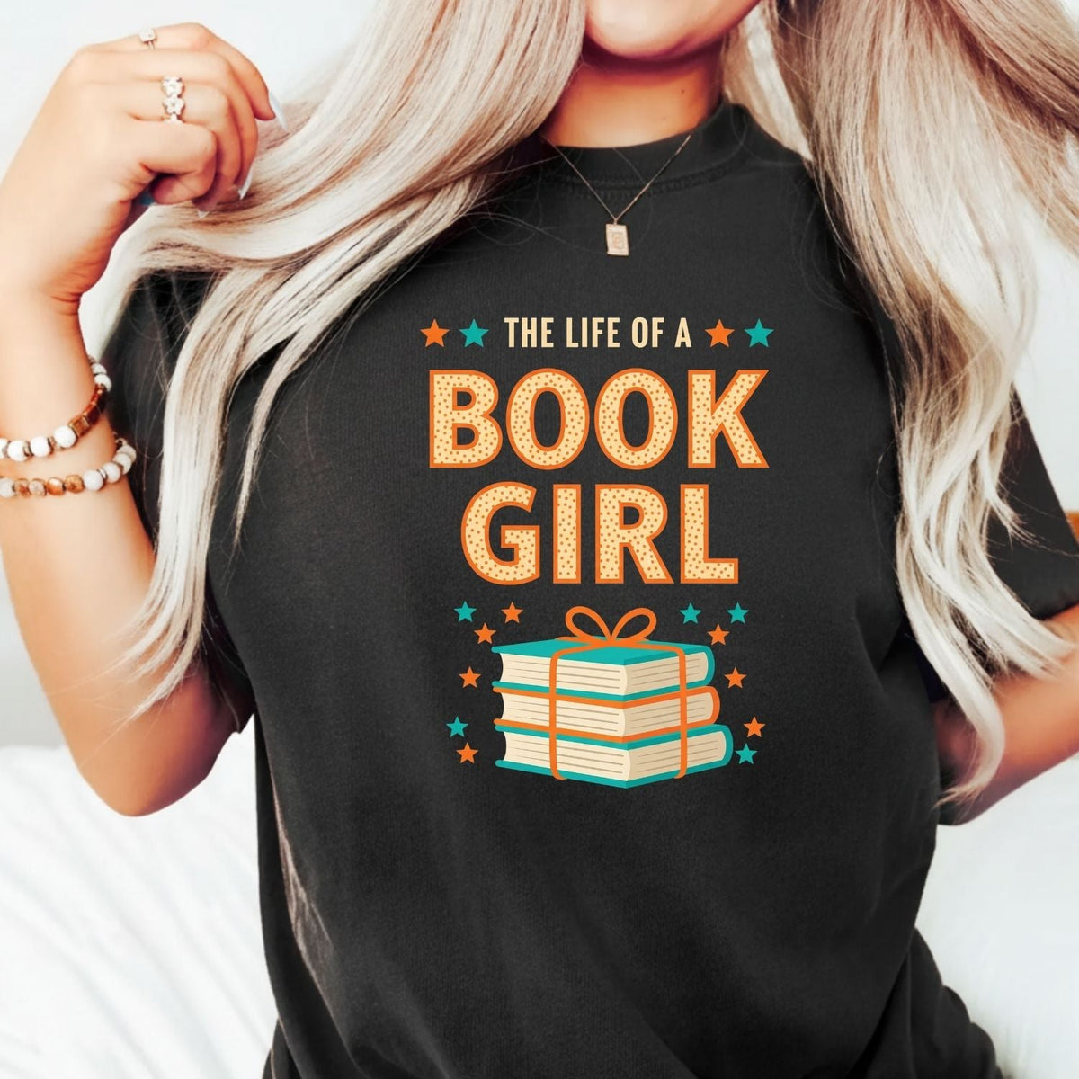 Book Girl Shirt - The Life of a Lover Tee - Showgirl product image 1