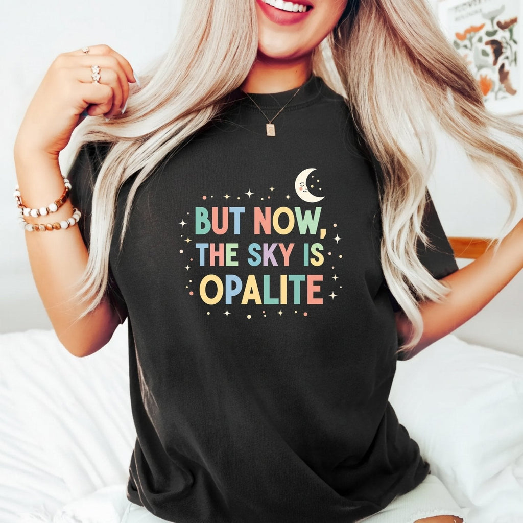 Opalite Showgirl Graphic Tee – Poetic Romantic Pastel Shirt product image 8