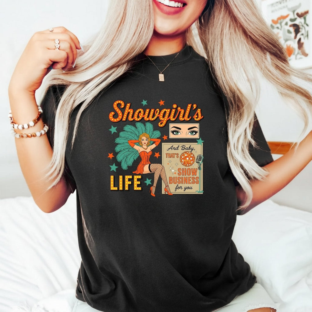Showgirl Life Era T-Shirt – Retro Era-Inspired Graphic Tee product image 2