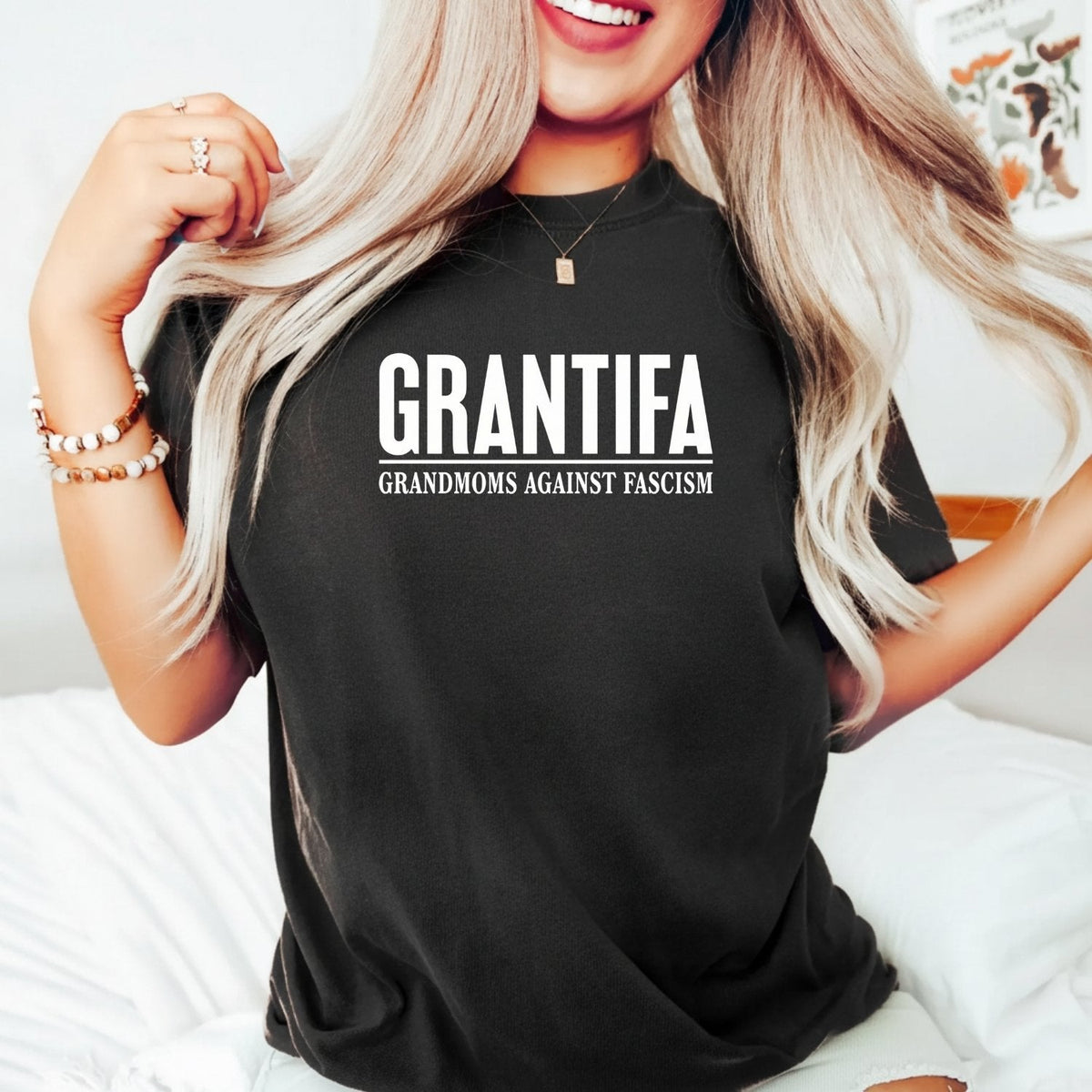 Grantifa Grandmoms T-Shirt – Funny Grandma Meme Graphic Tee product image 1