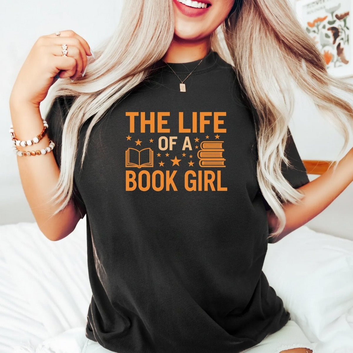 The Life of a Book Girl Shirt – Funny Showgirl Era Lover Tee product image 2