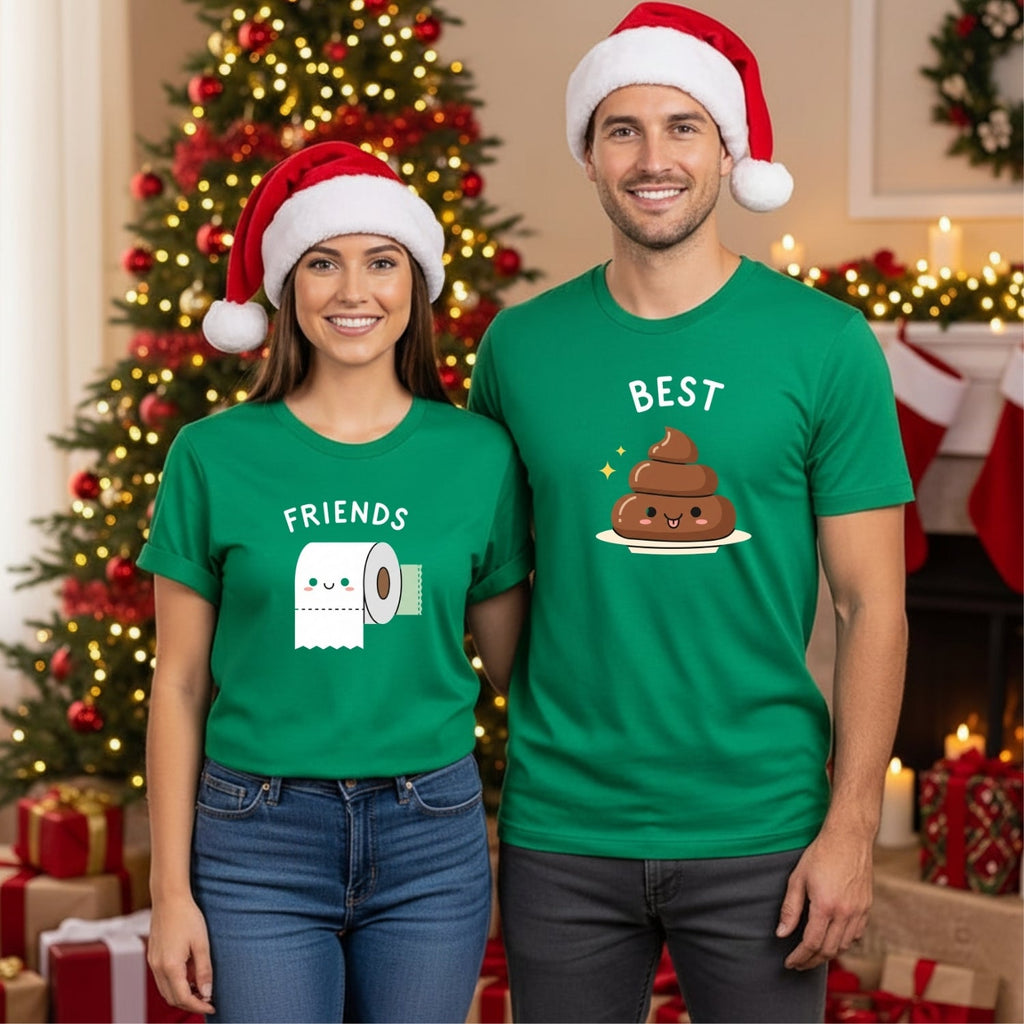 Best Friends Girl Poop Letter Matching T-Shirts For Besties product image 8