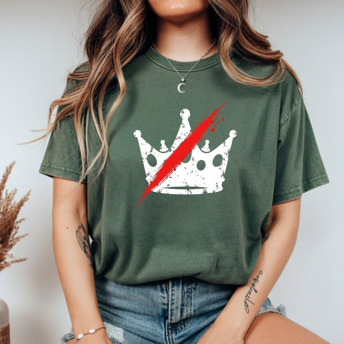 No Kings in America T-Shirt – Crown Graphic Tee Freedom product image 10