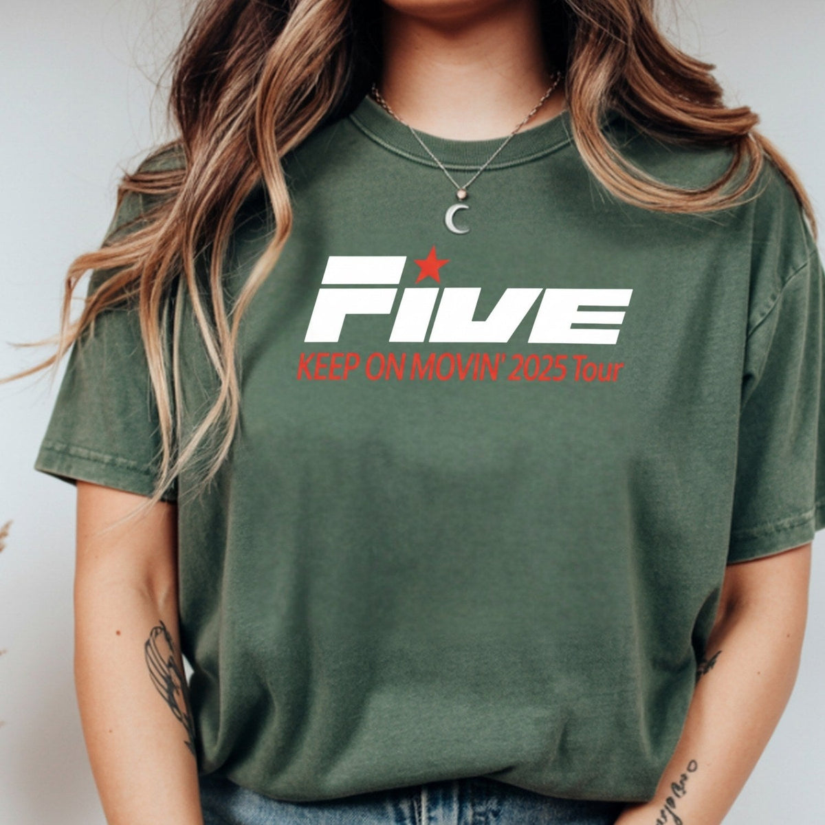 Vintage Five 90s Boyband T-Shirt – Retro Pop Tour-Inspired product image 8