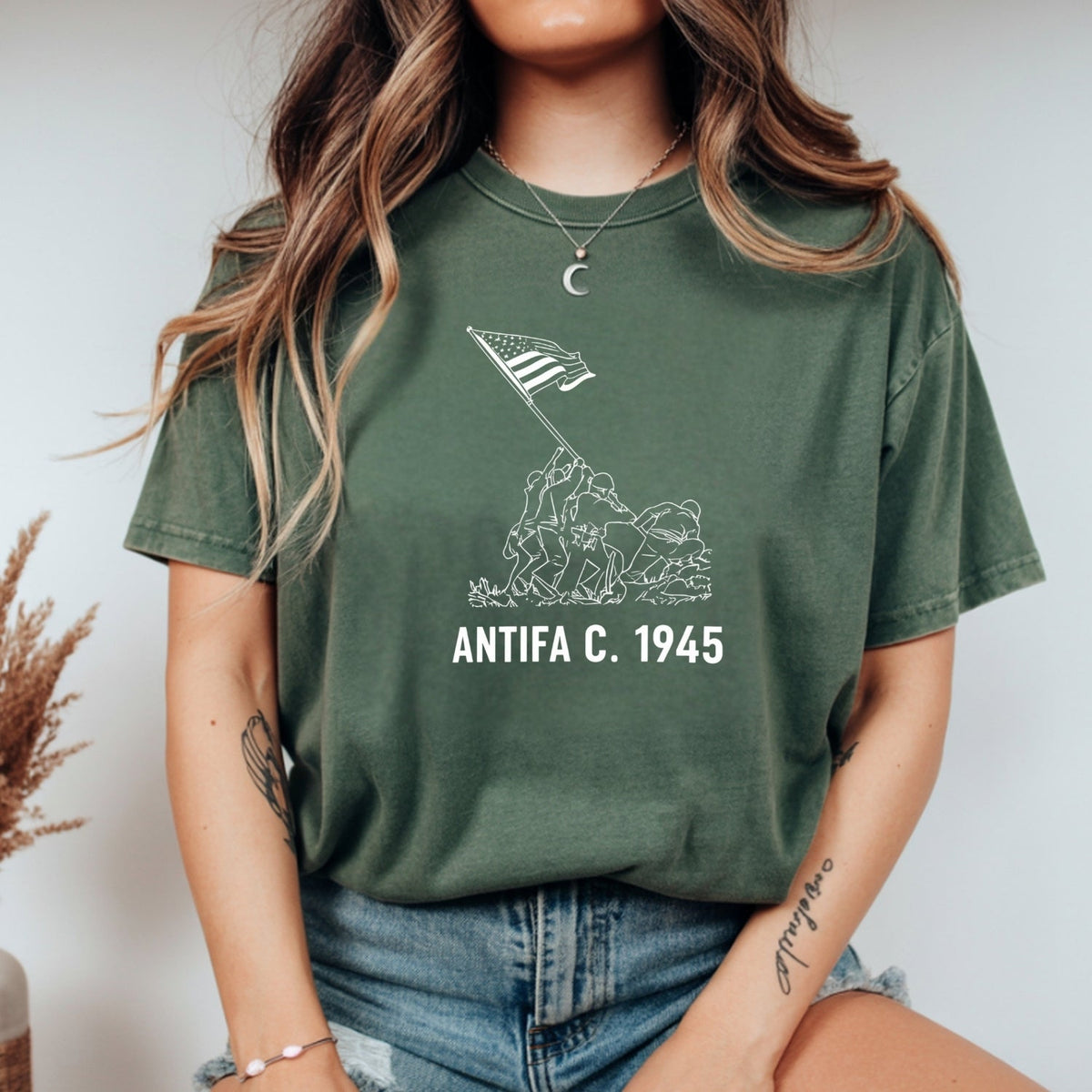 1945 Victory Shirt – Vintage USA Heritage Tee – Freedom and product image 9