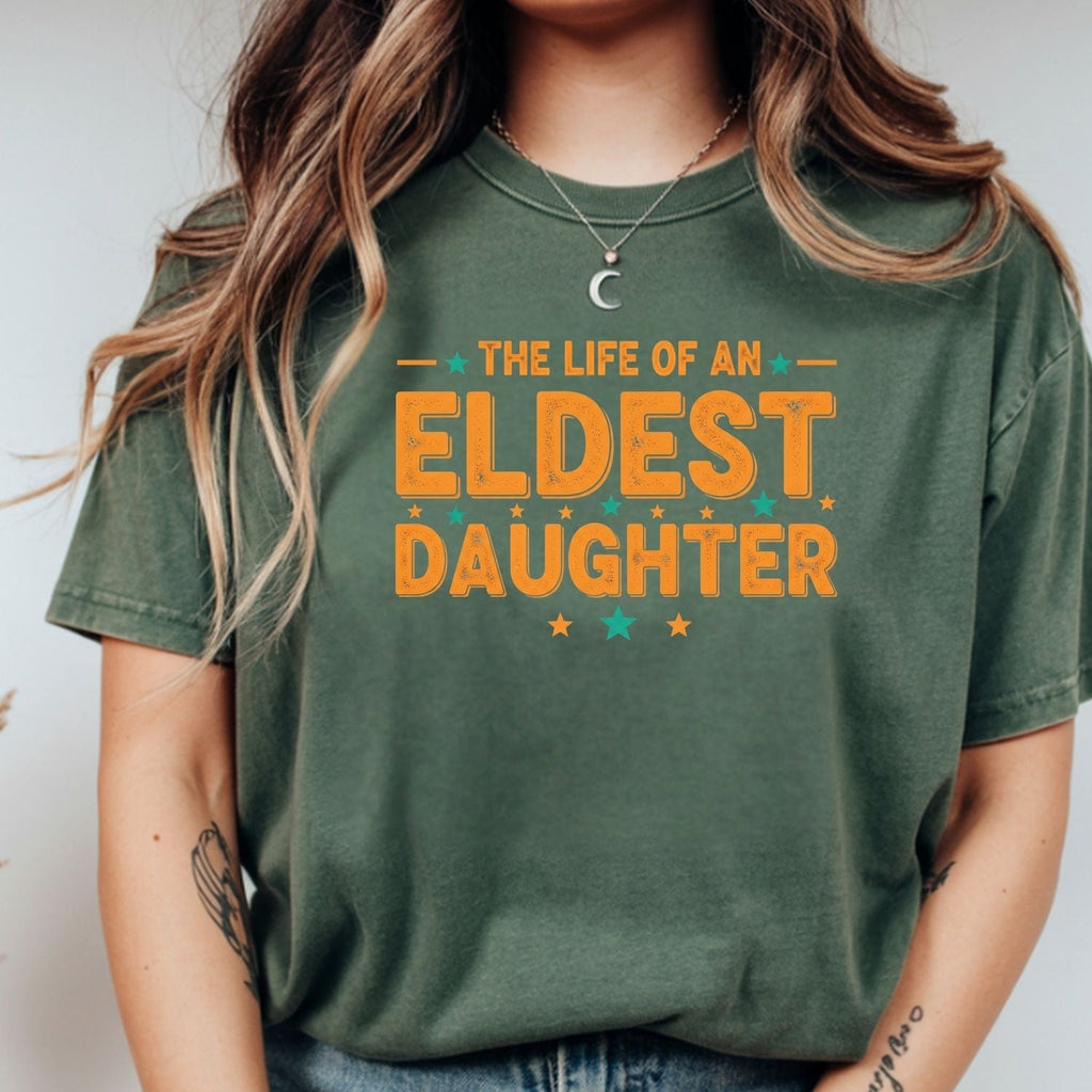 The Life of an Eldest Daughter Shirt - Orange Sister Tee product image 2