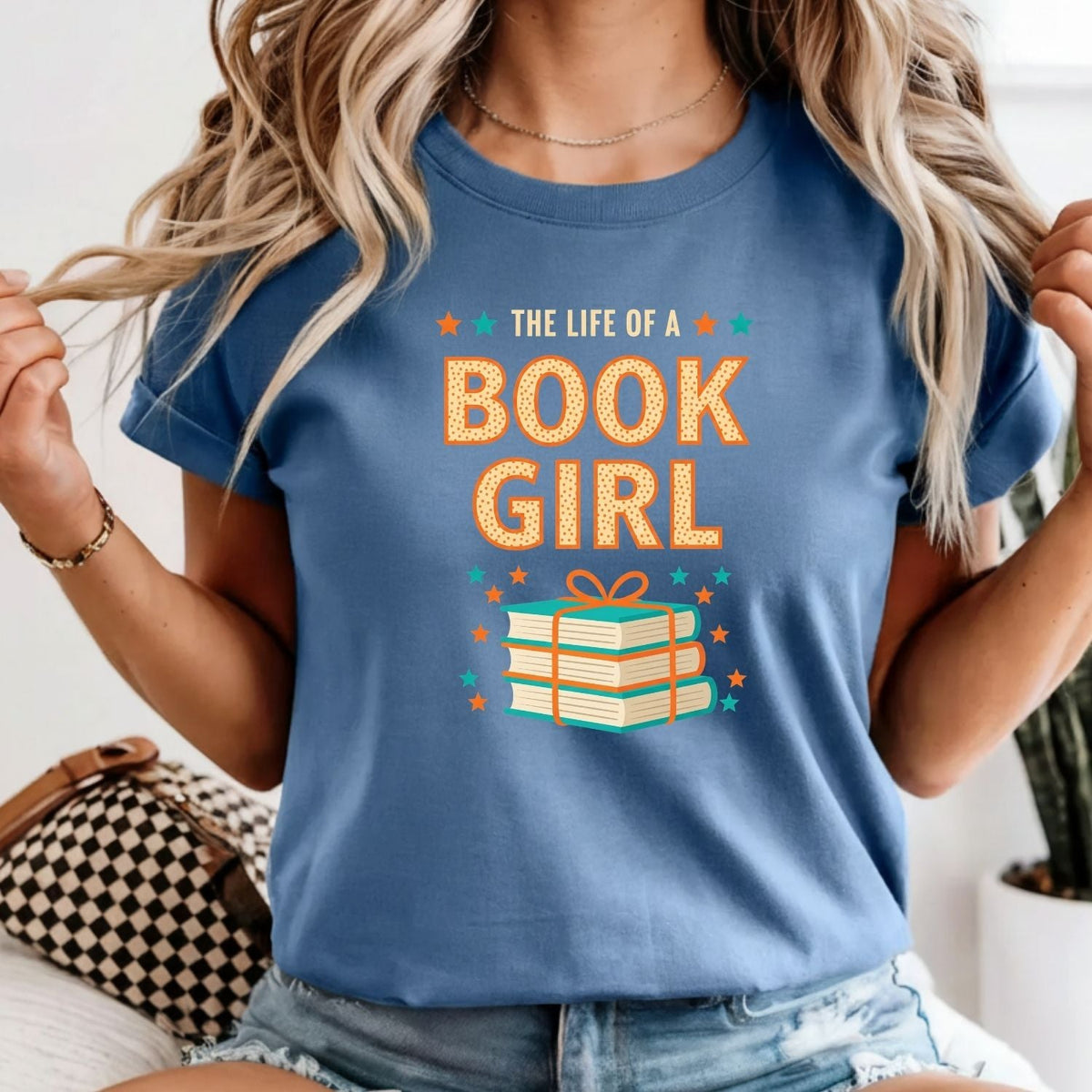 Book Girl Shirt - The Life of a Lover Tee - Showgirl product image 3