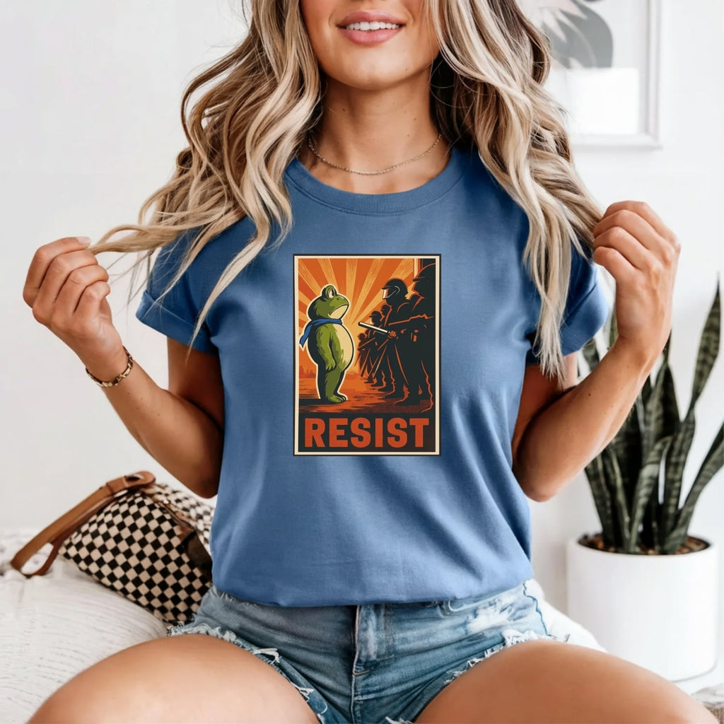 Portland Frog Shirt – Funny Rebel Graphic Tee – No Kings in product image 8