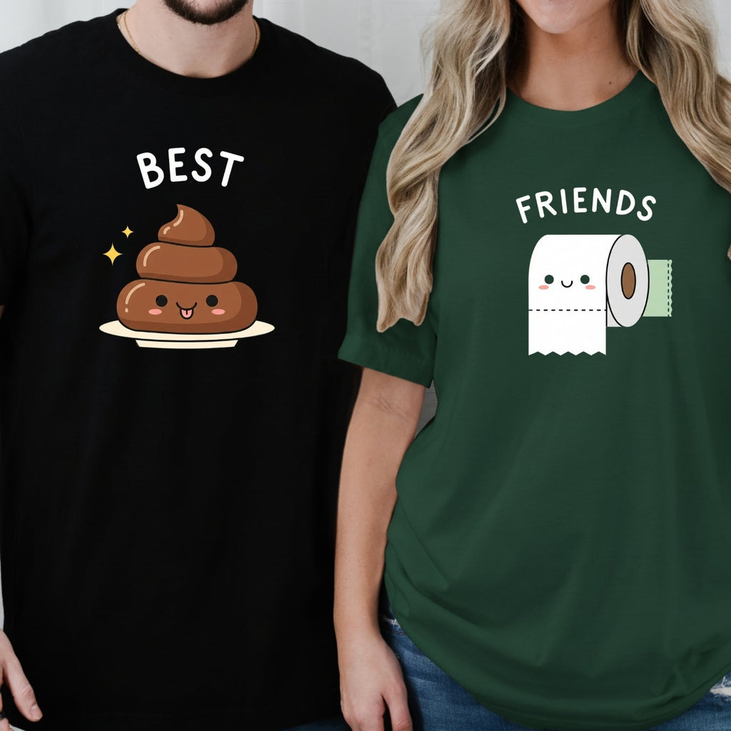 Best Friends Girl Poop Letter Matching T-Shirts For Besties product image 10