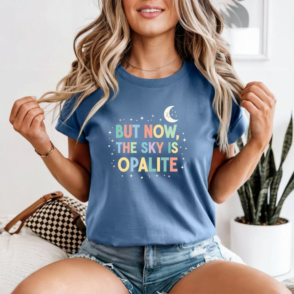 Opalite Showgirl Graphic Tee – Poetic Romantic Pastel Shirt product image 10