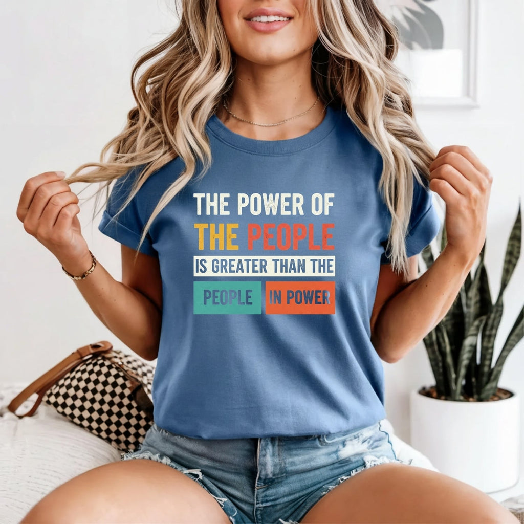 The Power of People T-Shirt – Retro Comfort Graphic Tee – product image 11