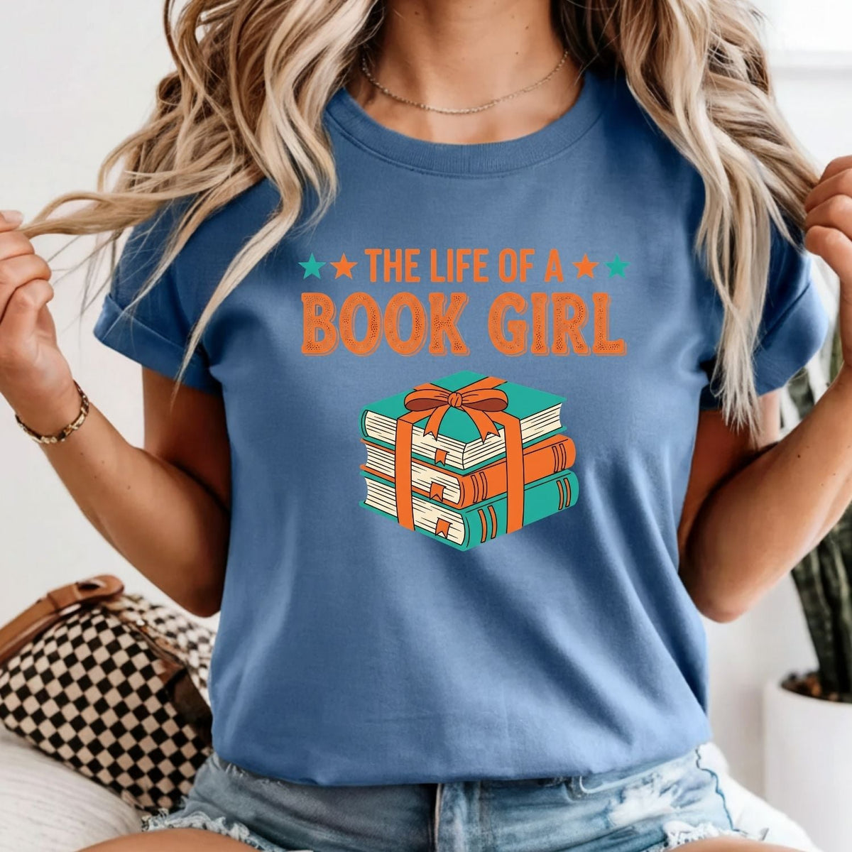 The Life of a Book Girl Shirt - Showgirl Graphic Tee product image 4
