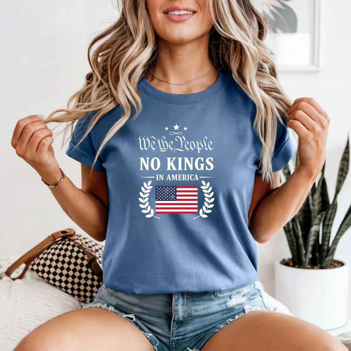 No Kings in America Tee – Liberty & Democracy Statement product image 10