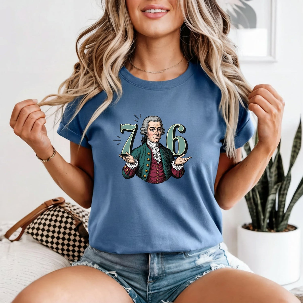 Six Seven Tee – Retro American Heritage Statement Shirt product image 7