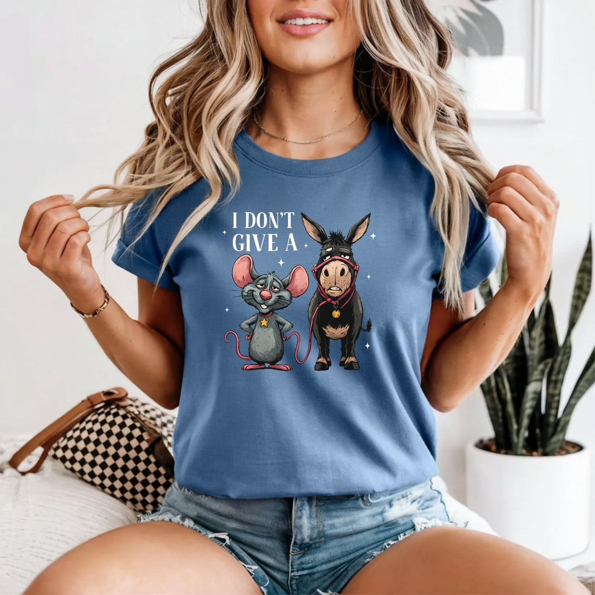 I Don’t Give a Rat’s Tail Shirt – Funny Sarcastic Donkey product image 11