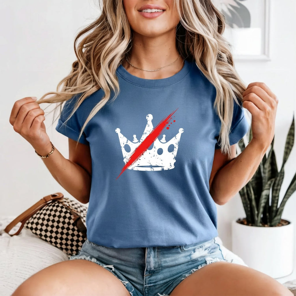 No Faux King Way T-Shirt – Funny Political Satire Tee product image 11
