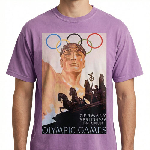 1936 Historic Games Inspired T-Shirt – Vintage Athletic product image 2