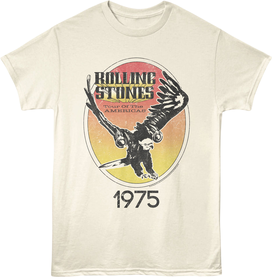 1975 Tour Of The Americas Rolling Stones T-Shirt product image 1