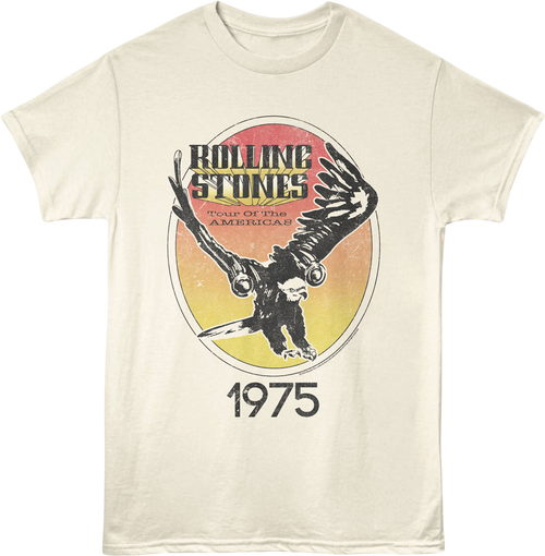 1975 Tour Of The Americas Rolling Stones T-Shirt product image 1