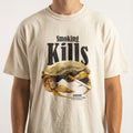 Retro Smoking Kills Crab Graphic T-Shirt - Funny Anti Humor product image 1
