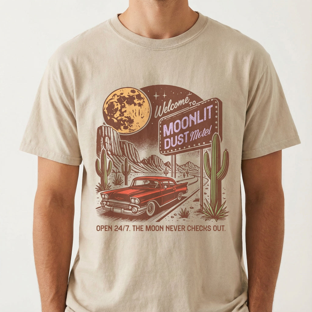 Retro Summer Desert Graphic T-Shirt - Vintage 90s Western product image 1