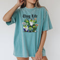 Thug Life Portland Frog T-Shirt – Funny Rebellious product image 1