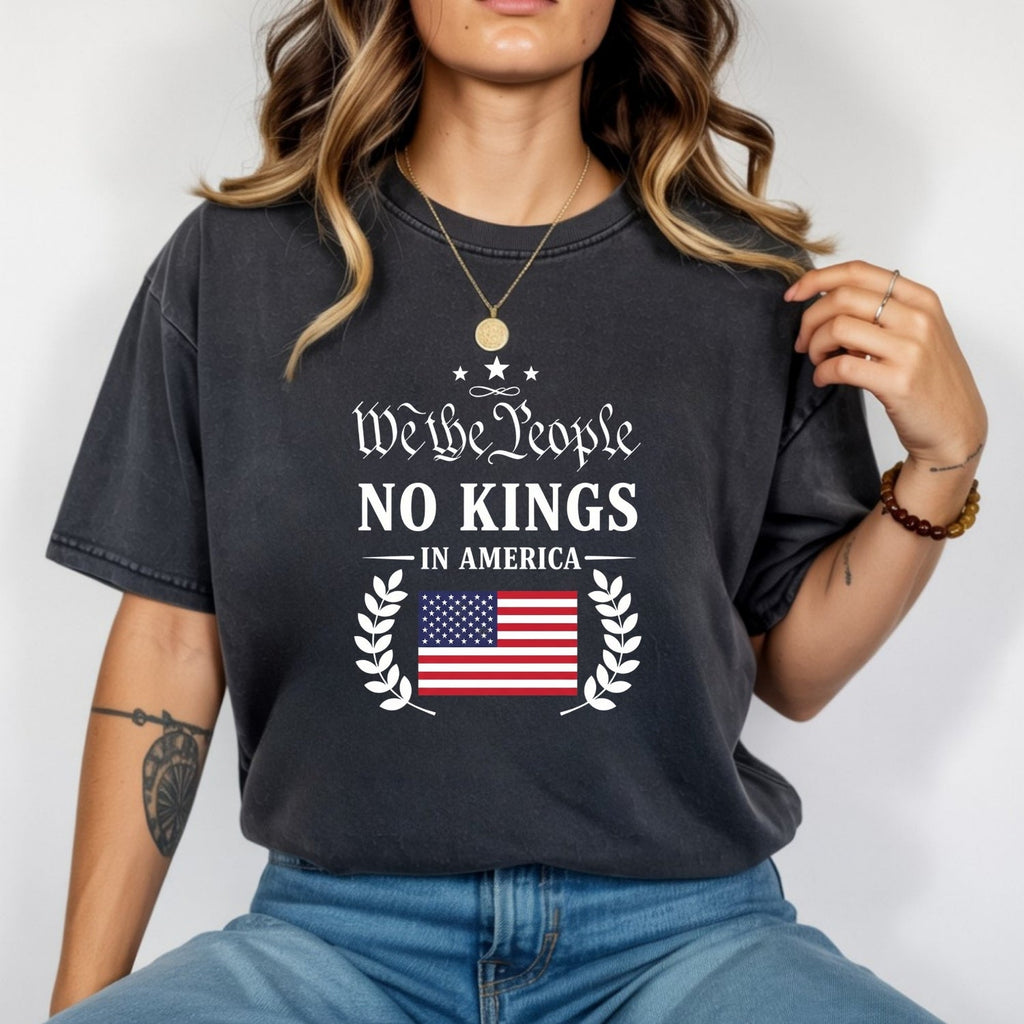 No Kings in America Tee – Liberty & Democracy Statement product image 11