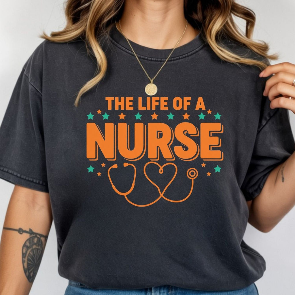 The Life of a Nurse Shirt - Showgirl Tee - Cute product image 5