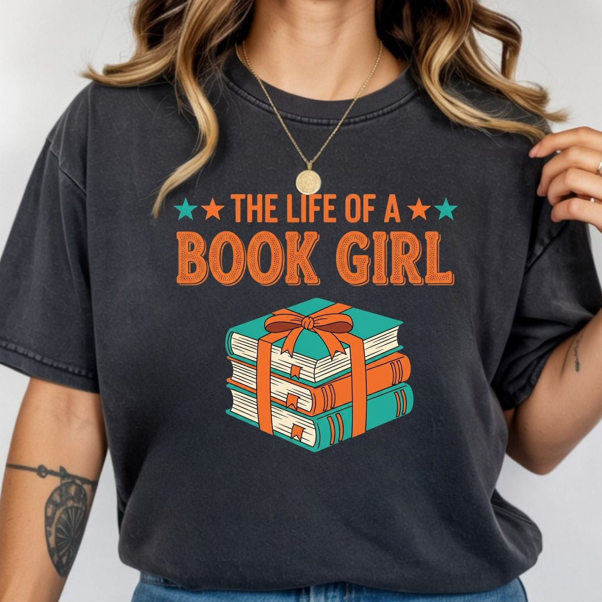 The Life of a Book Girl Shirt - Showgirl Graphic Tee product image 5
