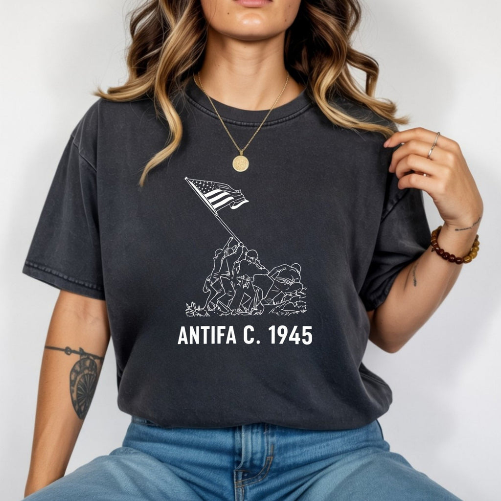 1945 Victory Shirt – Vintage USA Heritage Tee – Freedom and product image 11