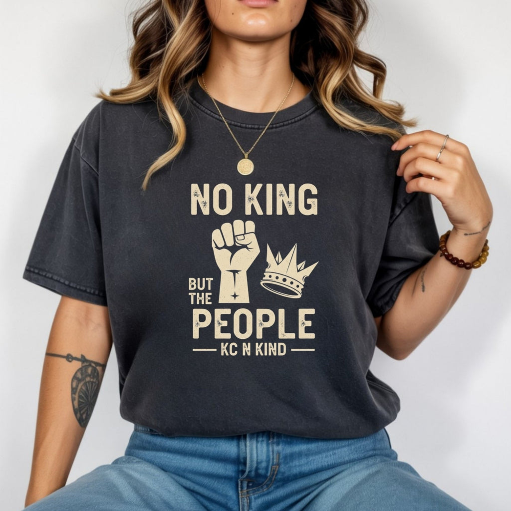 No King But The People T-Shirt – Unisex Equality & product image 11