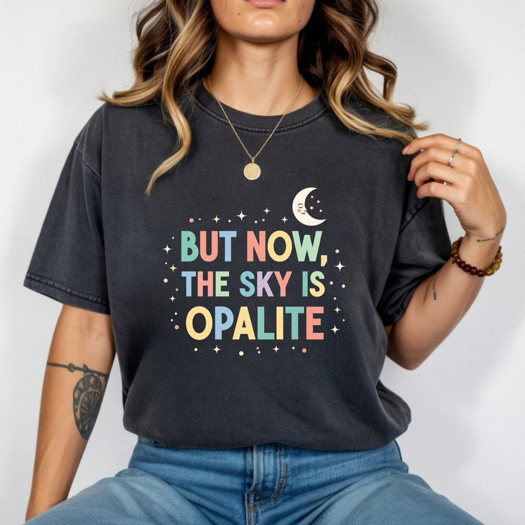 Opalite Showgirl Graphic Tee – Poetic Romantic Pastel Shirt product image 11